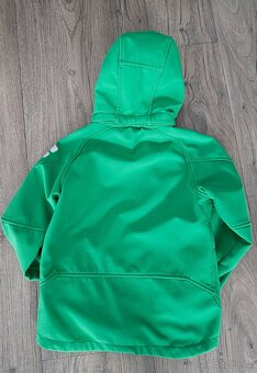 Zelená softshellová bunda H&M 8-9 let - 3