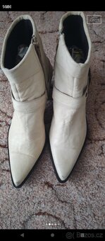 Kožené polokozačky - koně - 3