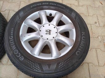 Peugeot 807 letní sada kol 215/65 r15 - 3