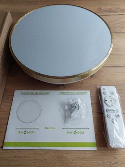 Horevo LED RGB stropní svítidlo 30 cm s Bluetooth reprodukto - 3