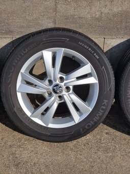 185/60/15 Letní Alu kola Škoda Rapid 5x100 - 3