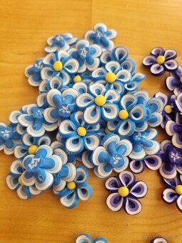 Fimo kytičky - set 130 kusů - 3