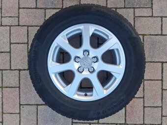 AUDI - ORIGINÁL AL.KOLA+4xZIMNÍ PNEU CONTINENTAL 235/65R17 - 3