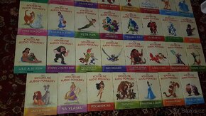 Dětské pohádkové knížky Disney - 47 ks bez CD + 7 figurek - 3