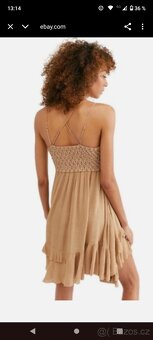 Letní hnědé šaty - 3