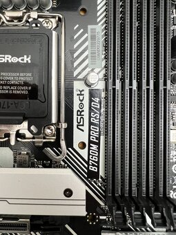 ASROCK B760M Pro RS/D4 Socket intel 1700,Funkční,Záruka - 3