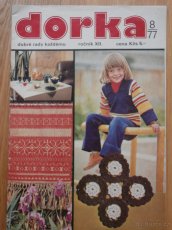 9 x slovenský módní časopis DORKA. 1975, 1977, 1979, 1982 - 3
