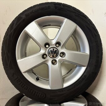 VW TOURAN/GOLF 5x112 R16 ET50+LETNÍ 205/55R16 6mm - 3