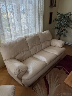 Kožená sedací souprava 1+2+3 - 3