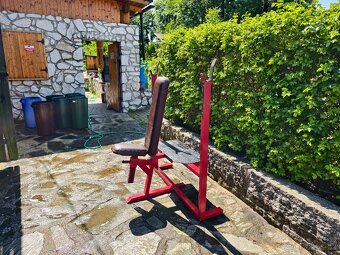 Stojan na tlaky v sedě - 3