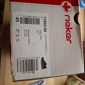 boty Rieker velikost 45 - 3