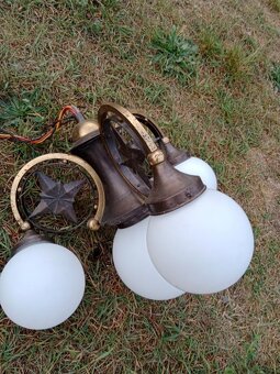 Starozitny mosazny lustr - 3