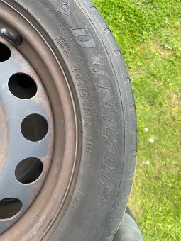 Disky 5x100 s pneu Dunlop 205/55/16 - 3