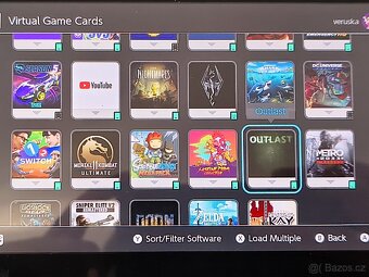 Nintendo switch + stanice + účet 29 her - 3