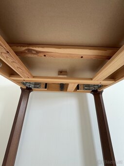 IKEA EKEDALEN Rozkládací stůl, hnědá, 80/120x70 cm - 3