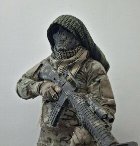 airsoft M16A3 WELL manuál, DIY KRYLON camo příslušenství ABS - 3