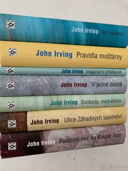 Prodej sbírky knih Michal Viewegh (44 kusů), John Irving (7k - 3