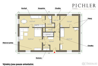 Pronájem, rodinný dům, 97,2 m2, Rochlov - 3