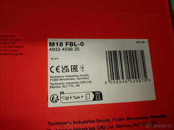 Fukar na listí Milwaukee M18 FBL-0 - nový - 3