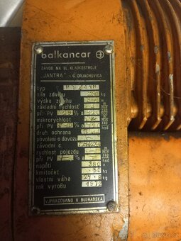 Elektrický řetězový kladkostroj Balkancar - 3