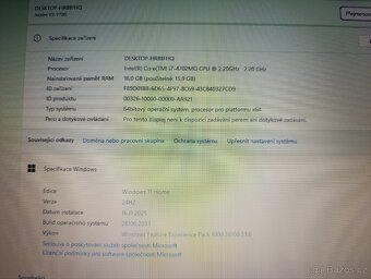 Herný notebook Acer Displej 17.3 Nvidia GeForce GT 750M - 3
