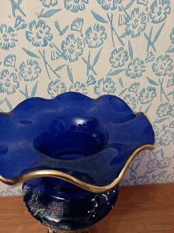 Prodám modrou skleněnou - 3