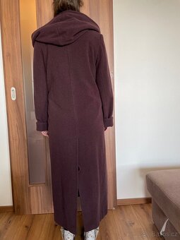 Dlouhý zimní kabát vlna, kašmír, polyester - 3