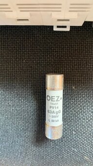 ✅ Sada pojistkových odpínačů Schrack 3P s pojistkami OEZ 63A - 3