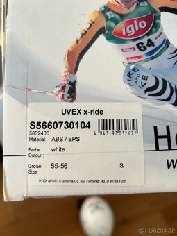 Lyžařská přilba Uvex - bílá - 3