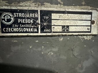 Ruční ohýbačka plechů PIESOK XK - 2000/2A - 3