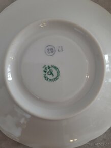 Keramické podšálky zlacené - 3