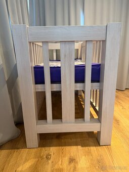 Dětská dubová postýlka - masiv - 3