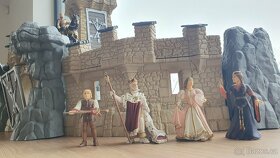 Schleich figurky rytířů, král na koni a další postavy - 3