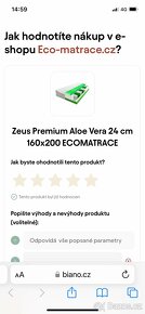 Zeus Premium Aloe Vera 24 cm 160x200 ECOMATRACE - 3