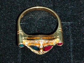 Zlaty damsky prsten Diamanty a td 0,585 punc Vaha 4,395 g - 3