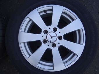 Alu disky Mercedes C204,16", 5x112, ET 39,šíře 6J,letní sad - 3