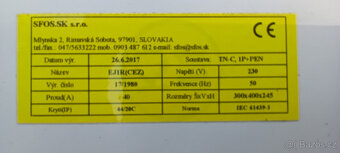 Elektroměrna skřín 1fáze 220V ČEZ - 3