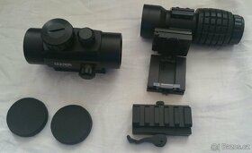 kolimátor s odklápěcím modulem pro přiblížení 3x - NOVÝ - 3
