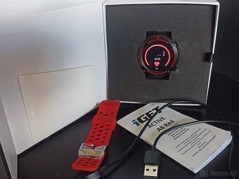 Smartwatch IGET Active A8 Red/Black - 3