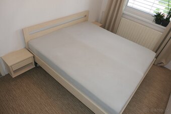 Manželská postel, BMB Ždánice+noční stolky - 3
