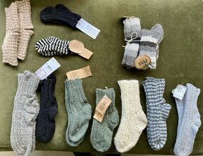 Ručně pletené dětské alpaka ponožky 15-34 PC 30 Eur - 3