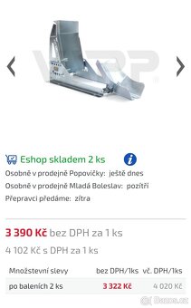 Pevný držák motorky - 3