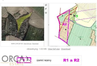 Prodej spoluvlastnického podílu 4526 m2 na pozemcích v k.ú. - 3
