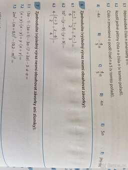 Zkušební testy - matematika - 3