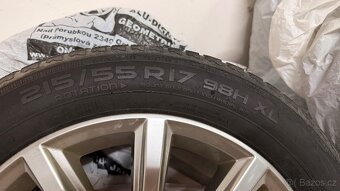 Prodám 4 kola originální alu kola z VW Passat B8 - 3