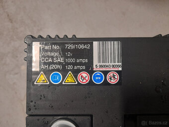 Autobaterie 120 amps original JCB 3CX / 4CX /5cx - 3