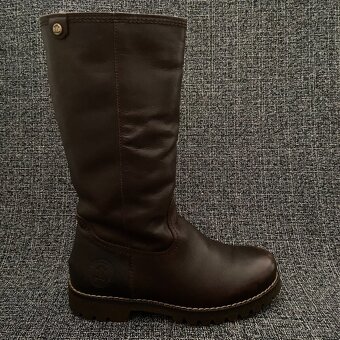 Dámské dívčí zimní kožené boty kozačky Panama Jack vel. 36 - 3