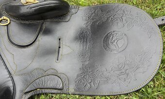 Australské sedlo bez hrušky černé krátké - 3