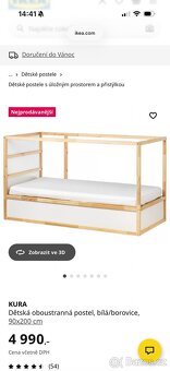 Dětská postel Ikea Kura - 3