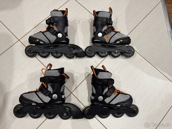 Dětské  rostoucí kolečkové inline brusle K2 (2 x) - 3